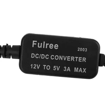 Kerge, Kompaktne Suurus 12V 5V 3A 15W Double USB-DC-DC Buck Converter Module Regulaator Kõrge Kvaliteedi Tilk Laevandus