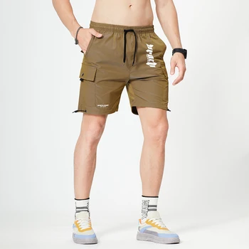 Uus Meeste Kulturismis Fitness Püksid Mees Suvel Spordisaalid Treening Mees Hingav Kiire Kuiv Spordirõivad Jogger Beach Lühikesed Püksid