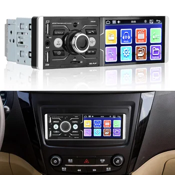 1 Din Auto MP5 Video FM Raadio Mängija Mms-DC 12 V-USB-Bluetooth-4.2 hääljuhtimine 4.1