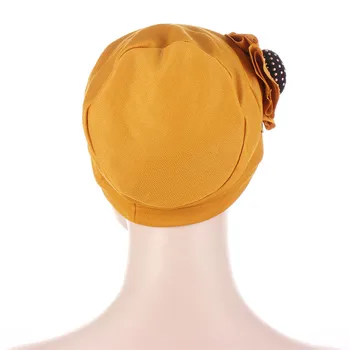 2021 Uus Elastne Mood Turban Müts Tahked Värvi Naiste Lill Headscarf Kapoti Sisemine Hijabs Ühise Põllumajanduspoliitika Moslemi Hijab Femme Wrap Pea Wrap