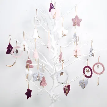 5tk Palus Rippuvad Ornament Creative Christmas Tree Ukse dekoratsiooni Tarvikud