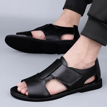Meeste mood sandaalid 2021 suvel uus mugav ja hingav meeste sandaalid kvaliteetsest luksus mitmekülgne meeste sandaalid