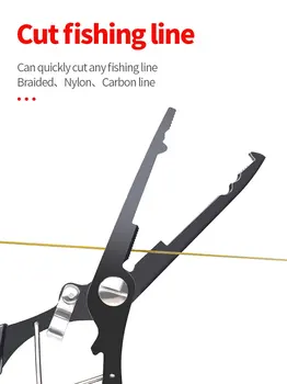 Portable Folding Multifunktsionaalne Fishing Plier Roostevabast Terasest Käärid Line Lõikur Eemalda Heegelnõel Kalapüügi Vahendid Tangid Kala Lahendada