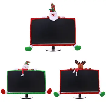 Navidad 2020 Arvuti LCD Monitor Piiri Kate Ekraani Serva Kaitsta jõulukaunistused Kodu Kingitused Uus Aasta 2021 Kaunistused