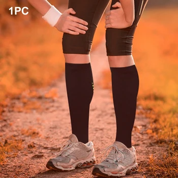1tk Mehed Naised Põlve Valvurid Jalgpall Vasikas Toetada Compression Sleeve Fitness Ronida Töötab Sokid Jalgrattasõit Traksidega Väljas Sport