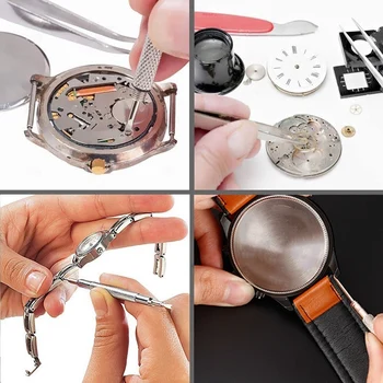 144 Tk Komplekt Watch Remont Vahend Vaata Kasti Omanik Pin Remover Kevadel Riba Parandamise Tööriista Komplekt Kellassepad