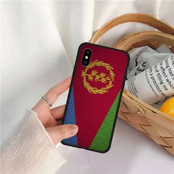 Eritrea Lipu Kujutisega Telefon Case for iPhone 11 12 pro XS MAX 8 7 6 6S Pluss X 5S SE 2020 XR