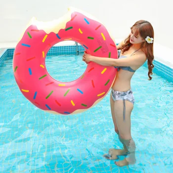 Rooxin Täispuhutav Ujumine Ringi Donut Bassein Float Täiskasvanud Lapsed PVC Ujumine Madrats Kummist Rõngas Basseini Vee Mänguasjad Asukoht