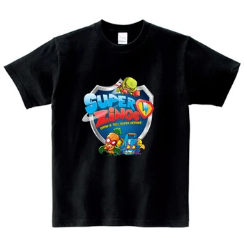 Super Zings Seeria Baby Poiste T-Särgid Superzings Prindi Tshirt Lapsed Tees Lapsed Suvel Puuvill Tüdrukud Tops 2-12T Riided