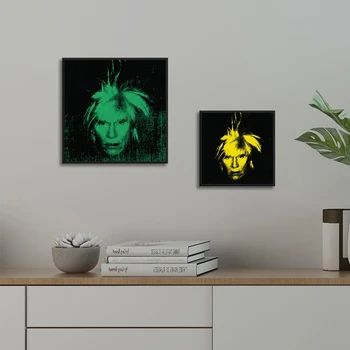 Põhjamaade Self Portrait Andy Warhol Plakatid Ja Pildid Seina Art Lõuend Maali Dekoratiivsed Pildid Elutuba Home Decor