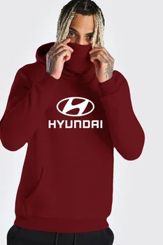 2021NEW Mood Meeste Topp Hyundai Auto Logo Trükkimine puuvill Pocket topp Harajuku Kevad Sügis kvaliteetsed Meeste riided