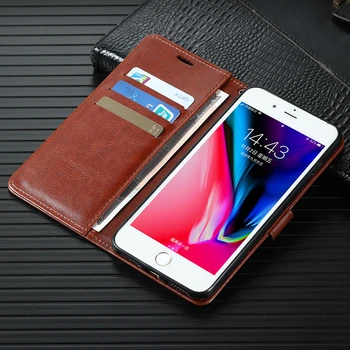 Kaardi hoidiku kaas juhul paigaldada puhul Sharp Aquos Mõttes, 4 Lite Pu nahast Flip Case Retro rahakoti ja telefoni kott juhul sulgemise rihm