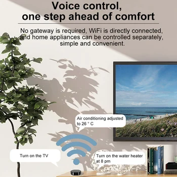 Universaalne Smart Wifi Kodu Infrapuna IR Remote Control hääljuhtimine Smart Home ' i TV, Konditsioneer Dekooder